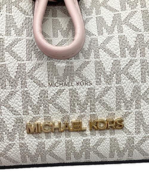 MICHAEL KORS（マイケル・コース）MICHAEL KORS (マイケル・コース) ハンドバッグ アイボリーの古着・服飾アイテム