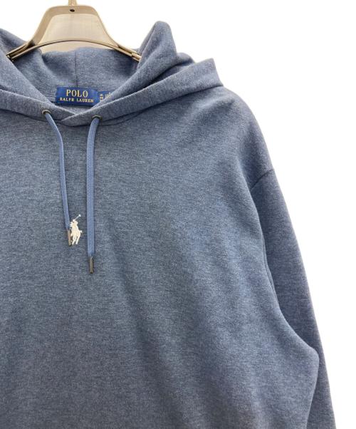 POLO RALPH LAUREN（ポロ・ラルフローレン）POLO RALPH LAUREN (ポロ・ラルフローレン) センターポニーパーカー ブルー サイズ:XLの古着・服飾アイテム