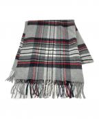 JOHNSTONS OF ELGINジョンストンズオブエルガン）の古着「カシミア ウール 大判ストール」｜グレー