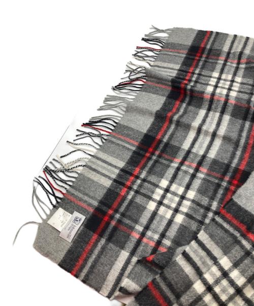 JOHNSTONS OF ELGIN（ジョンストンズオブエルガン）JOHNSTONS OF ELGIN (ジョンストンズオブエルガン) カシミア ウール 大判ストール グレーの古着・服飾アイテム