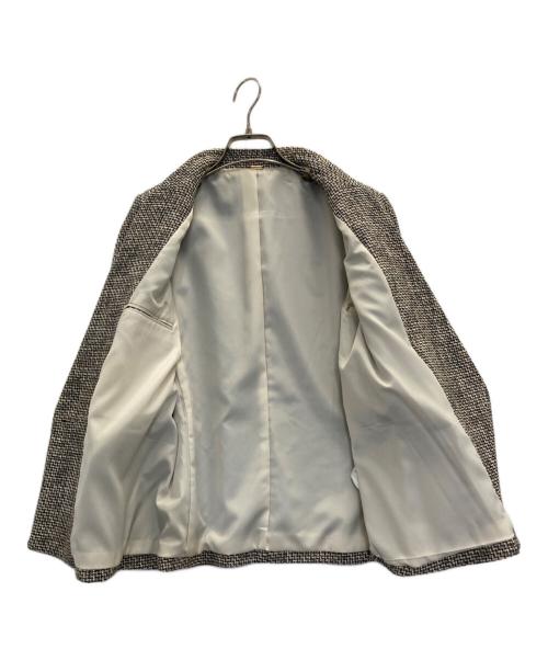 Mila Owen（ミラオーウェン）Mila Owen (ミラオーウェン) 金釦ダブルブレザー ツイードジャケットの古着・服飾アイテム