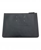 Maison Margielaメゾンマルジェラ）の古着「カーフレザークラッチバッグ」｜ブラック