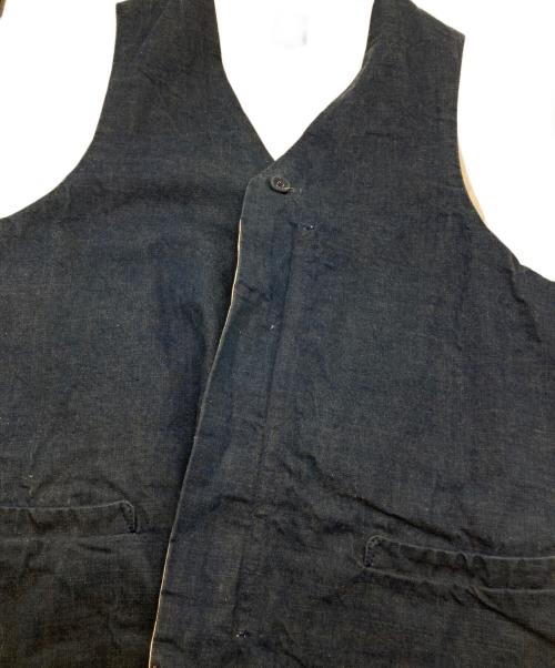 BRU NA BOINNE（ブルーナボイン）BRU NA BOINNE (ブルーナボイン) ジレ ブルー サイズ:1の古着・服飾アイテム