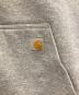 中古・古着 CarHartt (カーハート) Loose fit ジップパーカー グレー サイズ:Ⅼ：7000円