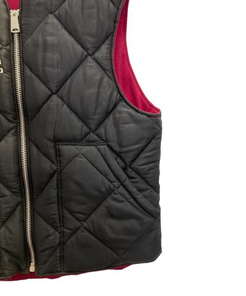 RUBIN BROTHERS（ルービン・ブラザーズ）RUBIN BROTHERS (ルービン・ブラザーズ) 70s リバーシブルキルティングベスト ブラック サイズ:Ⅼの古着・服飾アイテム