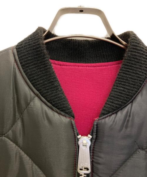 RUBIN BROTHERS（ルービン・ブラザーズ）RUBIN BROTHERS (ルービン・ブラザーズ) 70s リバーシブルキルティングベスト ブラック サイズ:Ⅼの古着・服飾アイテム