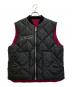 RUBIN BROTHERS（ルービン・ブラザーズ）の古着「70s リバーシブルキルティングベスト」｜ブラック