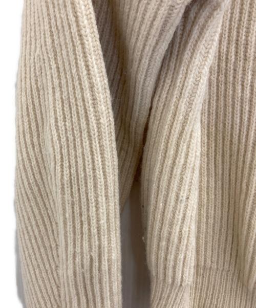 TODAYFUL（トゥデイフル）TODAYFUL (トゥデイフル) Washedwool Zip Knit アイボリー サイズ:SIZE Freeの古着・服飾アイテム