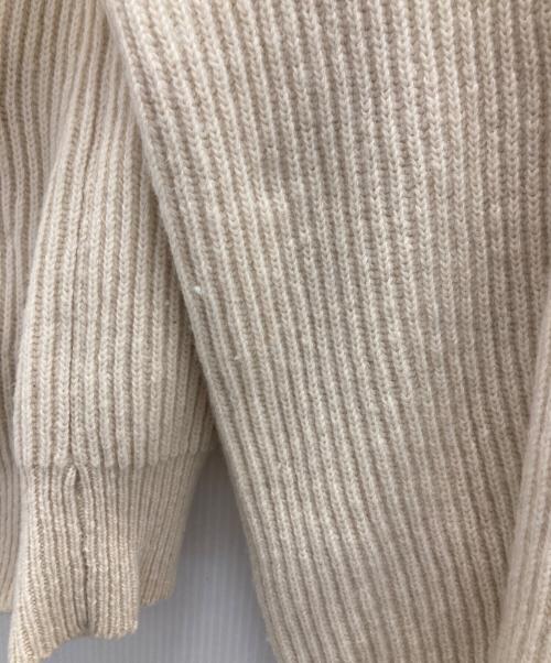 TODAYFUL（トゥデイフル）TODAYFUL (トゥデイフル) Washedwool Zip Knit アイボリー サイズ:SIZE Freeの古着・服飾アイテム