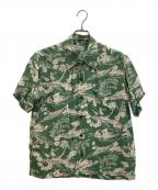 Sun Surfサンサーフ）の古着「アロハシャツ」｜グリーン