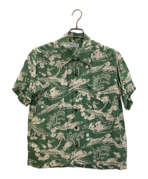 Sun Surf（サンサーフ）Sun Surf (サンサーフ) アロハシャツ グリーン サイズ:Sの古着・服飾アイテム