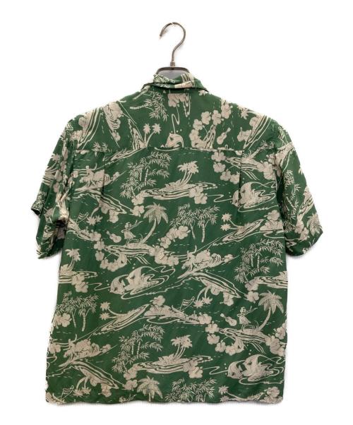 Sun Surf（サンサーフ）Sun Surf (サンサーフ) アロハシャツ グリーン サイズ:Sの古着・服飾アイテム