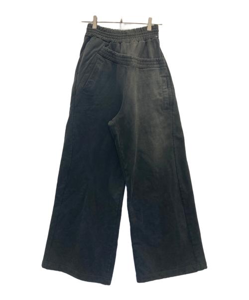 LOADINGROOM（ローディングルーム）LOADINGROOM (ローディングルーム) DOUBLE WAIST SWEATPANTS（ダブルウエストスウェットパンツ） WASHED BLACK 未使用品の古着・服飾アイテム