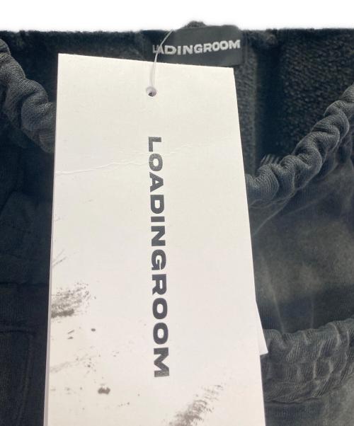 LOADINGROOM（ローディングルーム）LOADINGROOM (ローディングルーム) DOUBLE WAIST SWEATPANTS（ダブルウエストスウェットパンツ） WASHED BLACK 未使用品の古着・服飾アイテム