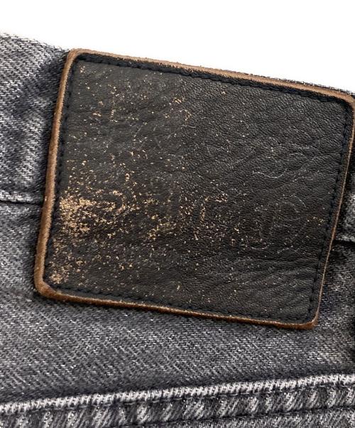 NEON SIGN（ネオンサイン）NEON SIGN (ネオンサイン) Loose Denim Pants BLACK USED ブラック サイズ:46の古着・服飾アイテム