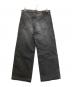 NEON SIGN (ネオンサイン) Loose Denim Pants BLACK USED ブラック サイズ:46：15000円