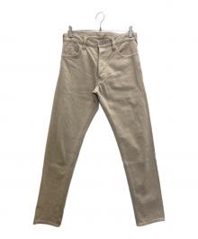 EVISU（エヴィス）の古着「コットンセルビッチパンツ」｜ベージュ