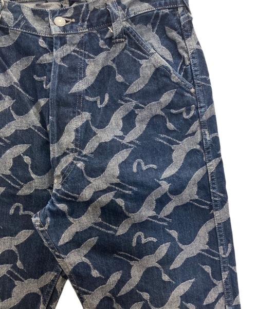 EVISU（エヴィス）EVISU (エヴィス) 鶴迷彩デニムパンツ インディゴ サイズ: 86cm (W34)の古着・服飾アイテム