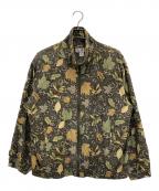 stunt sportsスタントスポーツ）の古着「リーフシルクジャケット」｜グリーン