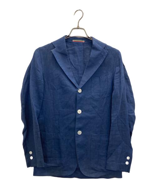 Brilla per il gusto（ブリッラ ペル イルグースト）Brilla per il gusto (ブリッラ ペル イルグースト) シルク3Bジャケット ネイビー サイズ:42の古着・服飾アイテム