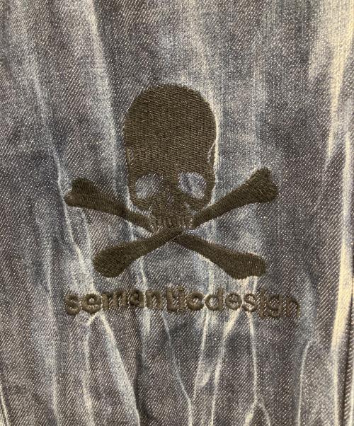 Roen（ロエン）Roen (ロエン) SEMANTIC DESIGN (セマンティックデザイン) スタッズスカルデニムパンツ インディゴ サイズ:Ⅼの古着・服飾アイテム