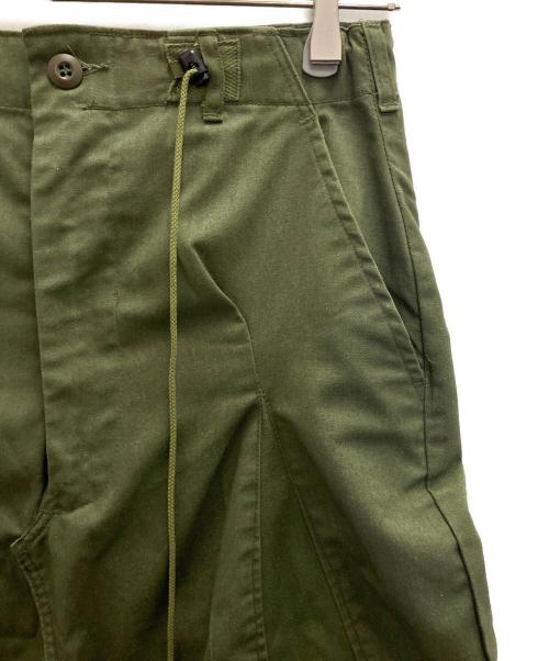Rebuild by Needles（リビルドバイニードルス）Rebuild by Needles (リビルドバイニードルス) ミリタリー再構築ロングスカート オリーブ サイズ:FREEの古着・服飾アイテム