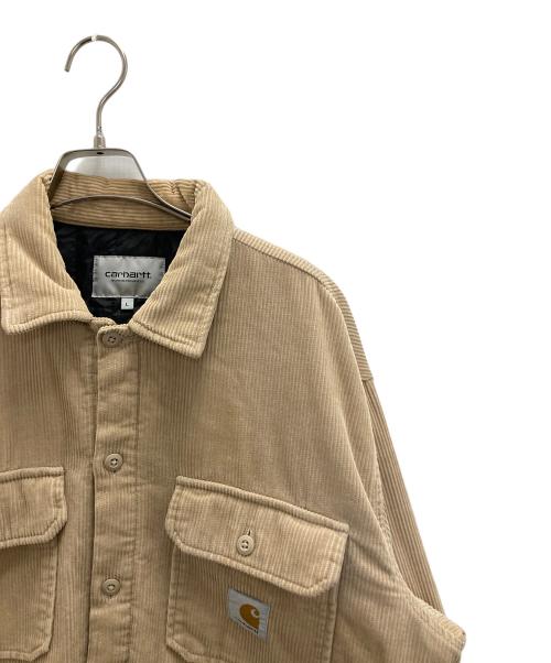 Carhartt WIP（カーハート ワークインプログレス）Carhartt WIP (カーハート ワークインプログレス) WHITSOME SHIRT JAC ベージュ サイズ:Ⅼの古着・服飾アイテム