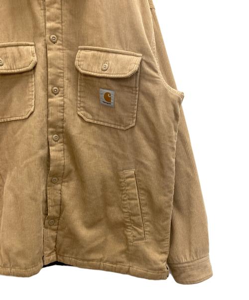 Carhartt WIP（カーハート ワークインプログレス）Carhartt WIP (カーハート ワークインプログレス) WHITSOME SHIRT JAC ベージュ サイズ:Ⅼの古着・服飾アイテム