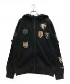 ALBERTO BRESCIアルベルトブレーシ）の古着「パーカー」｜ブラック