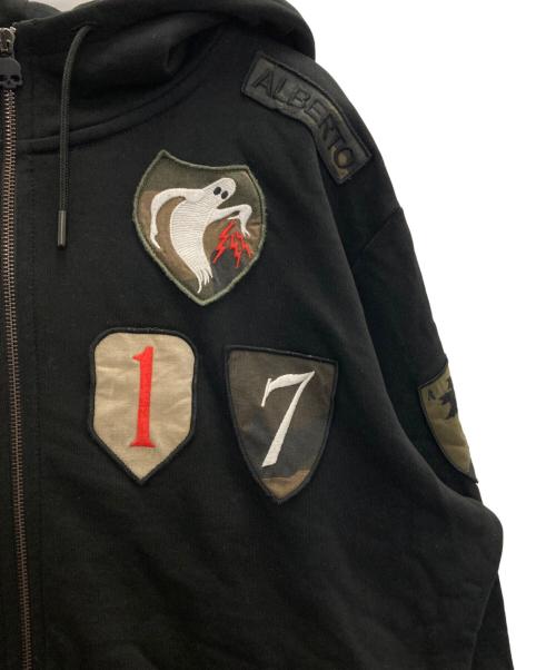 ALBERTO BRESCI（アルベルトブレーシ）Alberto Bresci (アルベルトブレーシ) パーカー ブラック サイズ:XXLの古着・服飾アイテム