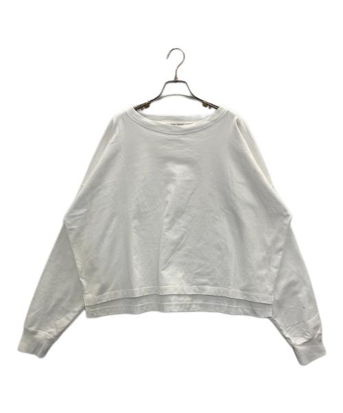 INSCRIRE（アンスクリア）INSCRIRE (アンスクリア) ロングスリーブカットソー ホワイト サイズ:Ｍの古着・服飾アイテム