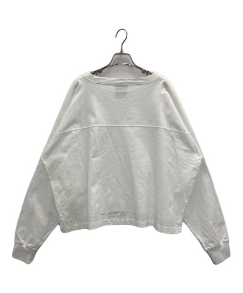 INSCRIRE（アンスクリア）INSCRIRE (アンスクリア) ロングスリーブカットソー ホワイト サイズ:Ｍの古着・服飾アイテム