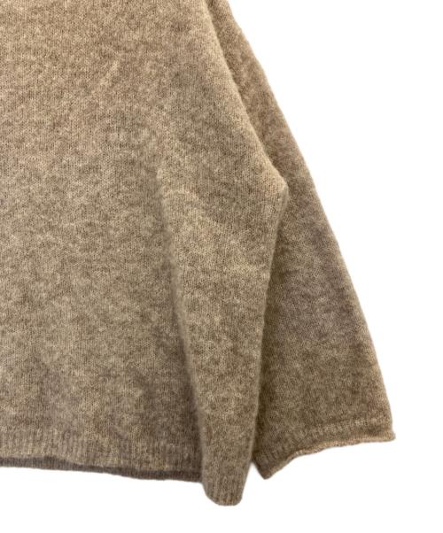 FRAMeWORK（フレームワーク）FRAMeWORK (フレームワーク) ベビーアルパカ ニュアンス プルオーバー ベージュ サイズ:FREEの古着・服飾アイテム