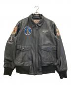 BO Mike Ronnyビーオーマイクロニー）の古着「A-2 フライトジャケット」｜ブラック