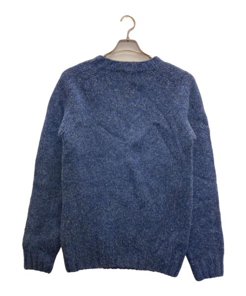 INVERALLAN（インバーアラン）INVERALLAN (インバーアラン) シェットランドセーター ブルー サイズ:40の古着・服飾アイテム