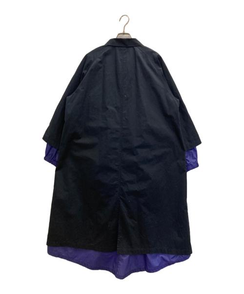 ZUCCA（ズッカ）ZUCCA (ズッカ) リバーシブルスプリングステンカラードッキングコート ネイビー サイズ:Ⅿの古着・服飾アイテム