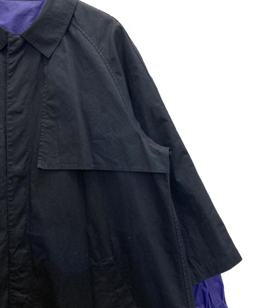 ZUCCA（ズッカ）ZUCCA (ズッカ) リバーシブルスプリングステンカラードッキングコート ネイビー サイズ:Ⅿの古着・服飾アイテム