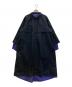 ZUCCA（ズッカ）の古着「リバーシブルスプリングステンカラードッキングコート」｜ネイビー