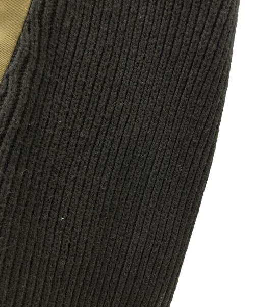 siro de labonte（シロ デ ボランテ）siro de labonte (シロ デ ボランテ) 異素材ドッキングベスト オリーブ サイズ:Mの古着・服飾アイテム