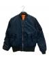 ALPHA（アルファ）の古着「MA-1ジャケット」｜ネイビー