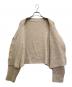 中古・古着 Whim Gazette (ウィムガゼット) ラクーンブレンドニットカーディガン ベージュ サイズ:FREE：5000円