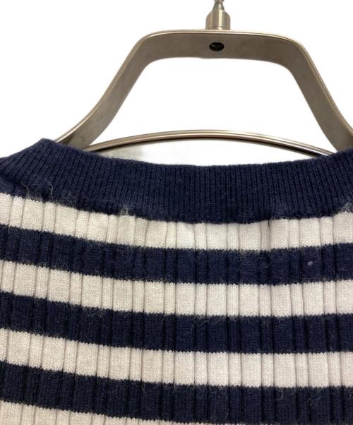 JUSGLITTY（ジャスグリッティー）JUSGLITTY (ジャスグリッティー) 半袖スキッパードッキングワンピース ネイビー サイズ:1の古着・服飾アイテム