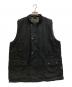 WALKER AND HAWKS（ウォーカーアンドホークス）の古着「BRITISH OIL BLACK VEST」｜ブラック