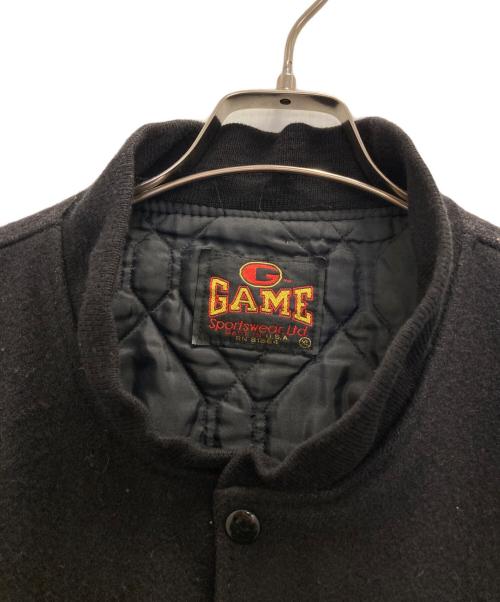 GAME SPORTS WEAR（ゲームスポーツウェア）GAME SPORTS WEAR (ゲームスポーツウェア) 90s studium jumper ブラック サイズ:XLの古着・服飾アイテム