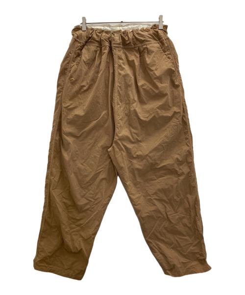 FIRMUM（フィルマム）FIRMUM (フィルマム) ナイロン タッサー ガーメントダイ パンツ ブラウン サイズ:Ⅿの古着・服飾アイテム