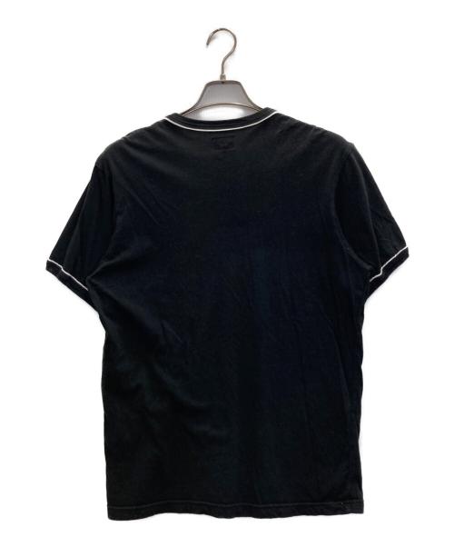 SUPREME（シュプリーム）Supreme (シュプリーム) Piping Ringer Tee ブラック サイズ:Sの古着・服飾アイテム