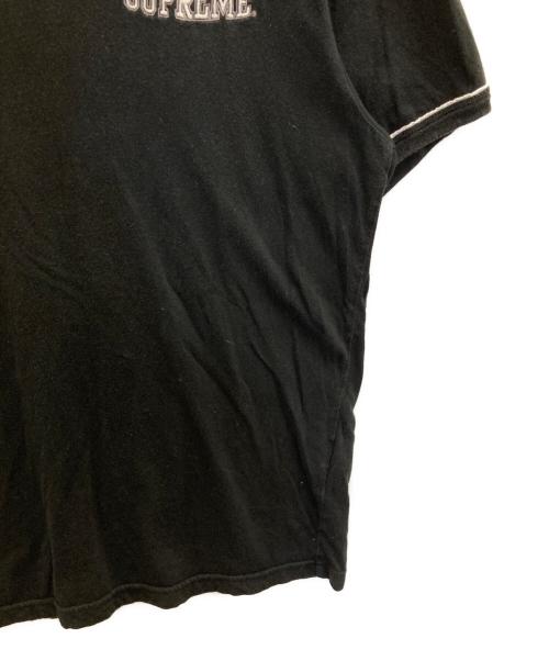 SUPREME（シュプリーム）Supreme (シュプリーム) Piping Ringer Tee ブラック サイズ:Sの古着・服飾アイテム