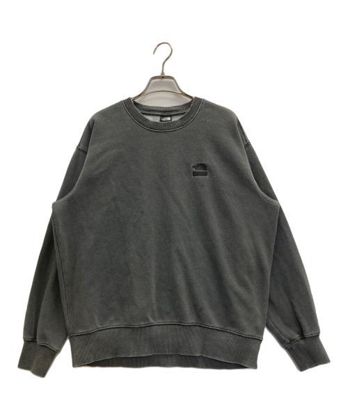 THE NORTH FACE（ザ ノース フェイス）THE NORTH FACE (ザ ノース フェイス) Supreme (シュプリーム) Pigment Printed Crewneck グレー サイズ:Sの古着・服飾アイテム
