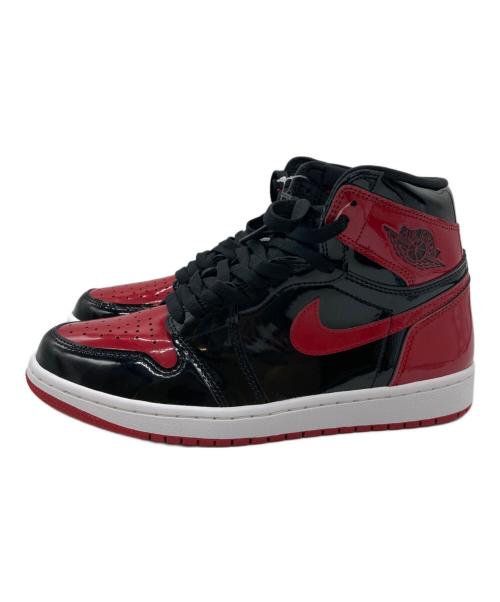 NIKE（ナイキ）NIKE (ナイキ) Air Jordan 1 High OG ブラック×レッド サイズ:27.5 未使用品の古着・服飾アイテム
