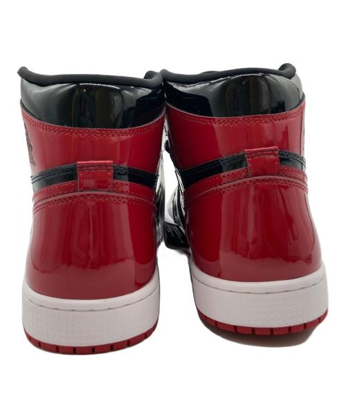 NIKE（ナイキ）NIKE (ナイキ) Air Jordan 1 High OG ブラック×レッド サイズ:27.5 未使用品の古着・服飾アイテム